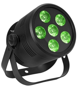 LED Silent Par 6 QCL Floor sort