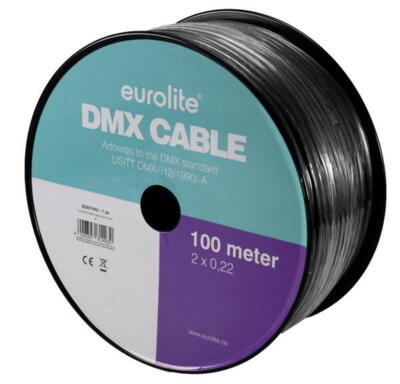 EUROLITE DMX kabel sort