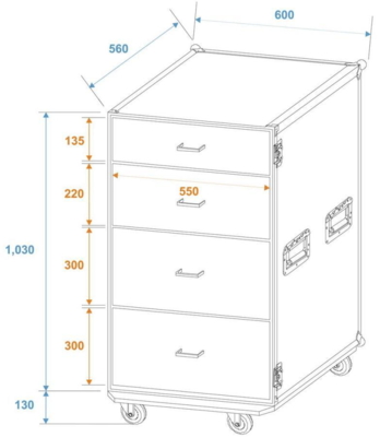 Skuffe Case ODS-1