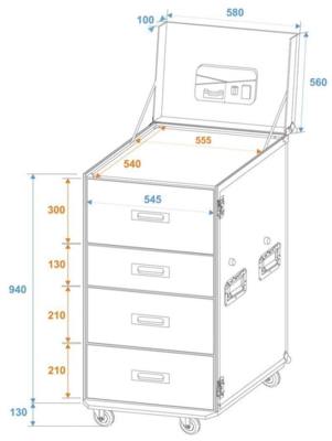 Skuffe Case WDS-1