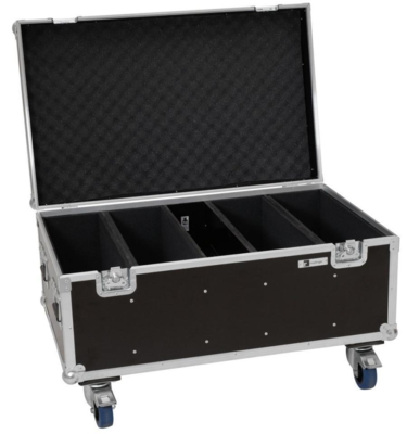 Flightcase til 4 x Eurolite Multiflood Pro IP RGBW MK2