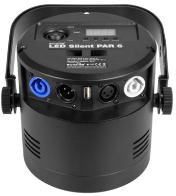LED Silent Par 6 QCL Floor sort