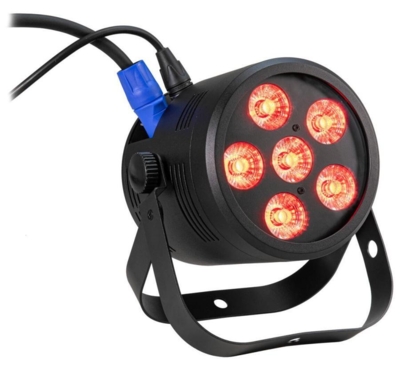 LED Silent Par 6 QCL Floor sort