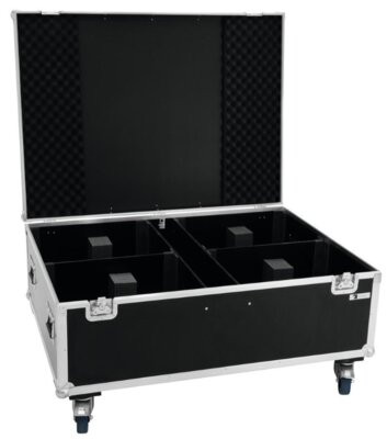 Flightcase til 4 x Eurolite THA-250F LED