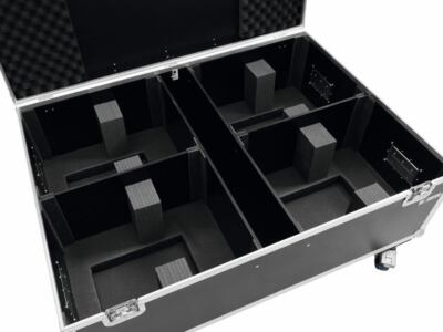 Flightcase til 4 x Eurolite THA-250F LED