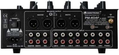 Omnitronic PM404F DJ mixer