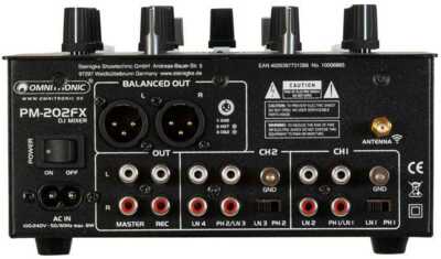Omnitronic PM202FX DJ mixer