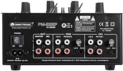 Omnitronic PM222P DJ mixer