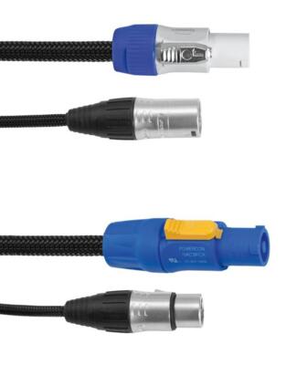 Eurolite Kombi-kabel 1 x DMX 5-pin /PowerCon