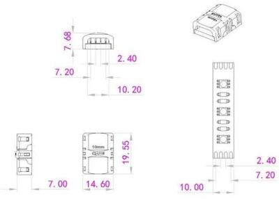 Eurolite LED Strip Connector 4-pin 10mm