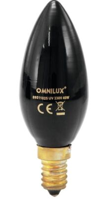 UV-pære Omnilux C35 230V/40W E-14