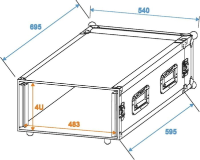 Forstærker Rack PR2-ST 4U